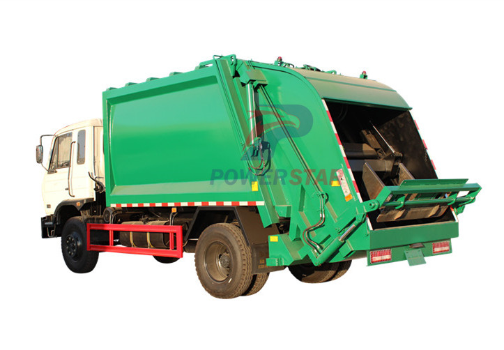 Camion de recyclage de compacteur de déchets
