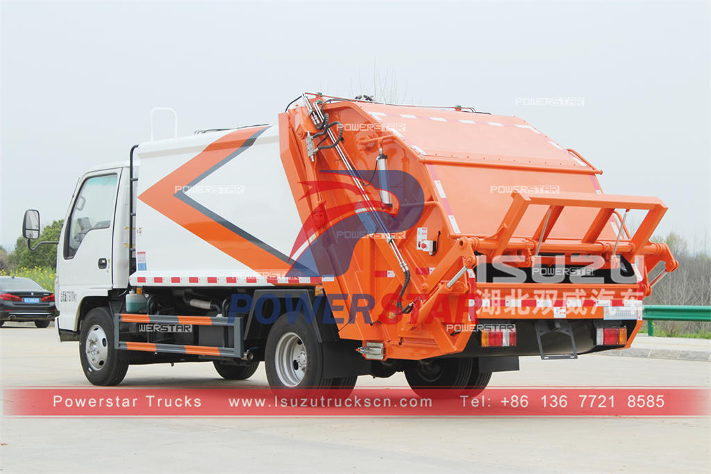 Camion compacteur de déchets ISUZU 4 × 2 6CBM