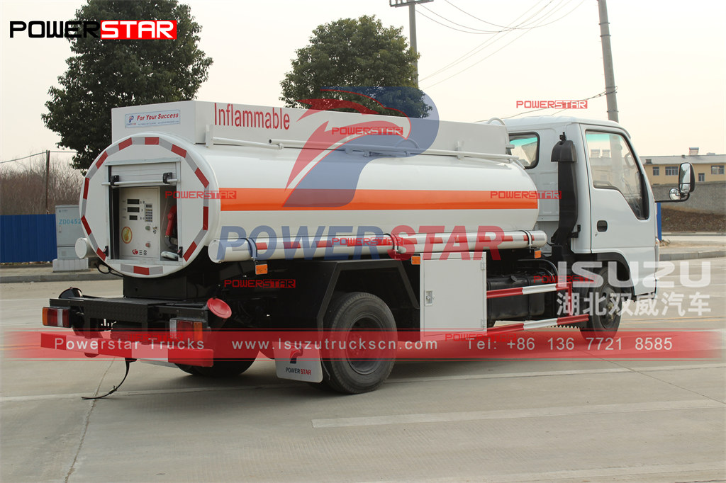 Exportation manuelle du manuel du camion-citerne de carburant POWERSTAR vers le Myanmar Yangon-6