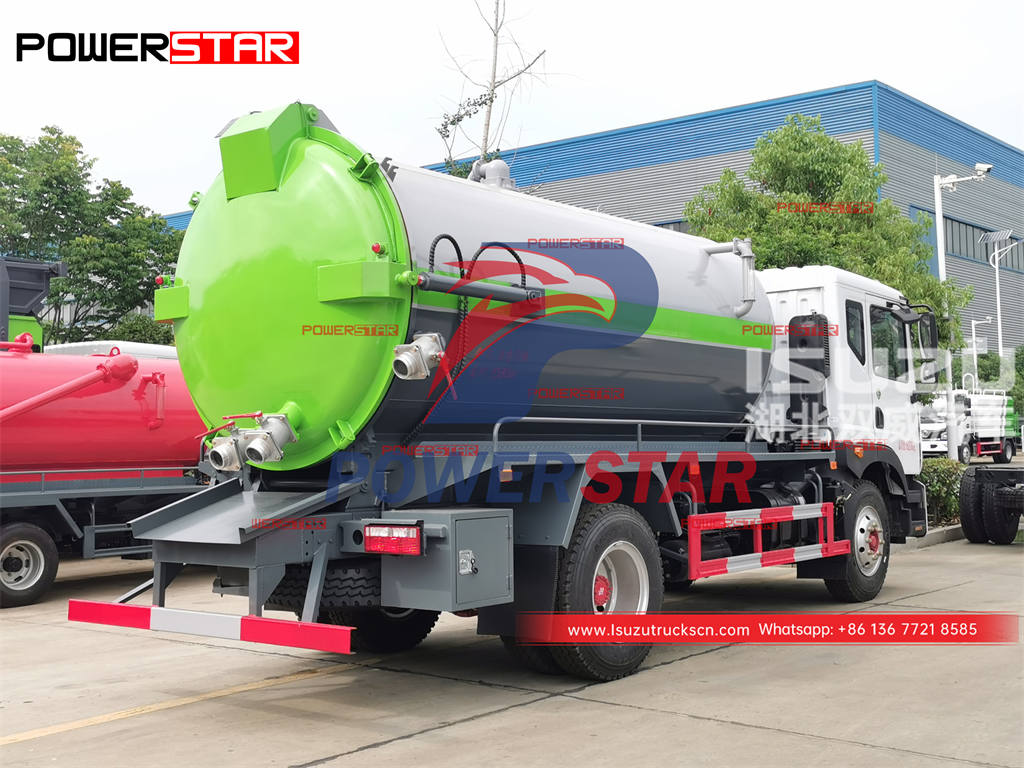 Camion de nettoyage d'égout ISUZU FVR 240HP 12CBM personnalisé à vendre