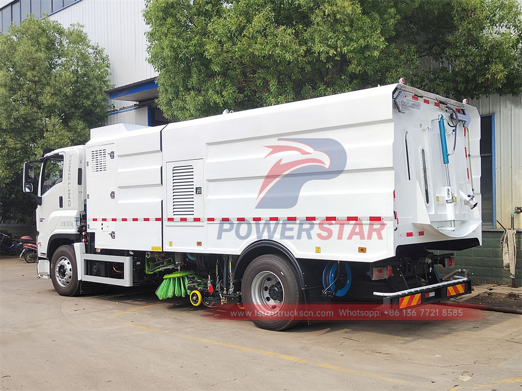 Camion de balayage routier ISUZU GIGA 14m3 le plus vendu