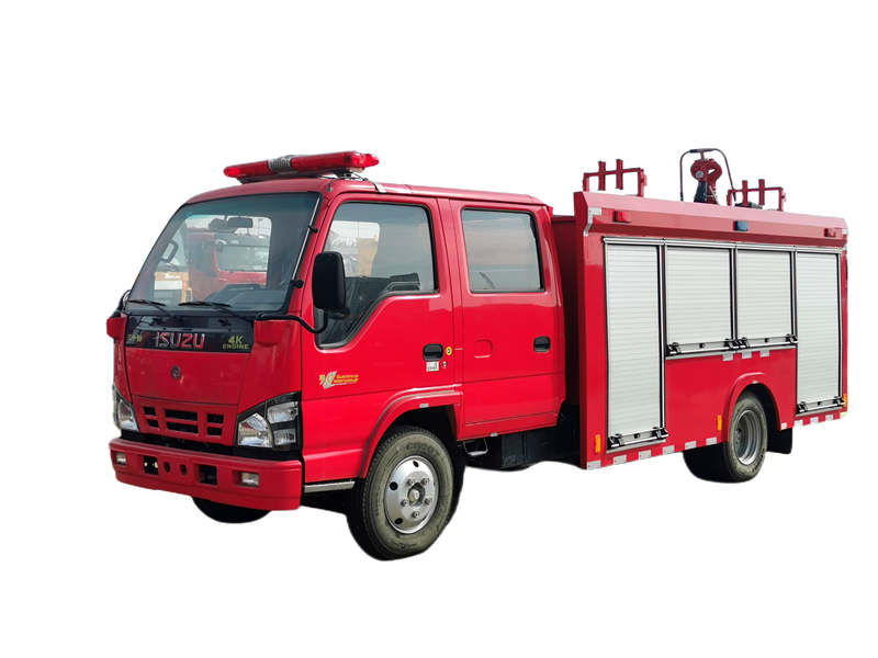 Camion de pompiers en mousse Isuzu 600P
