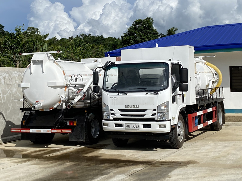 Camions d'épuration sous vide ISUZU pour les Philippines