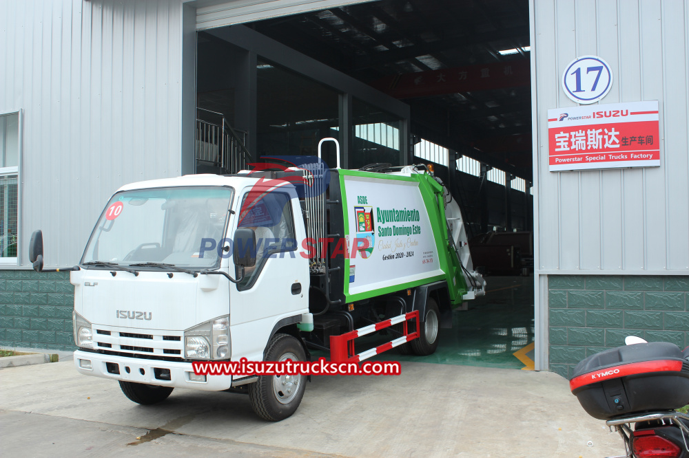 Rapport de contrôle de la qualité des camions compacteurs à ordures Isuzu