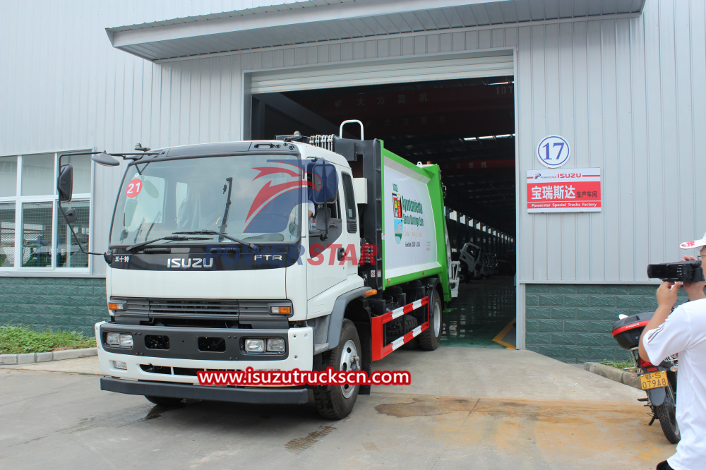 Rapport de contrôle de la qualité des camions compacteurs à ordures Isuzu