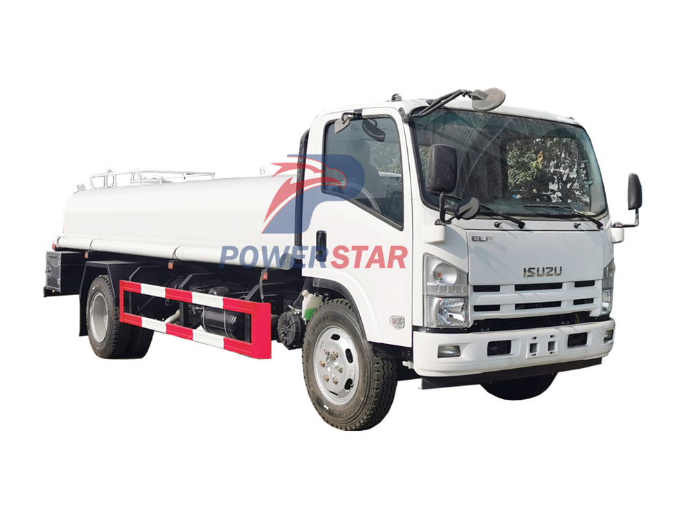 camion de livraison d'eau potable Isuzu