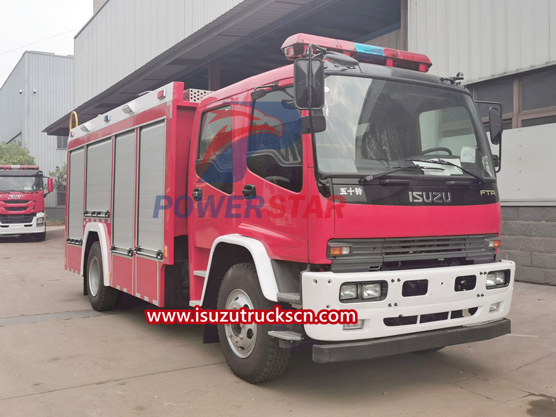 camion de pompiers isuzu FTR