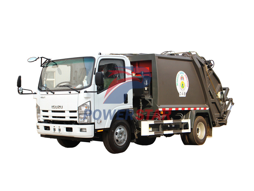 camion compacteur à ordures isuzu