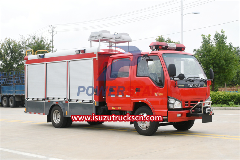 camion de pompiers isuzu 600p