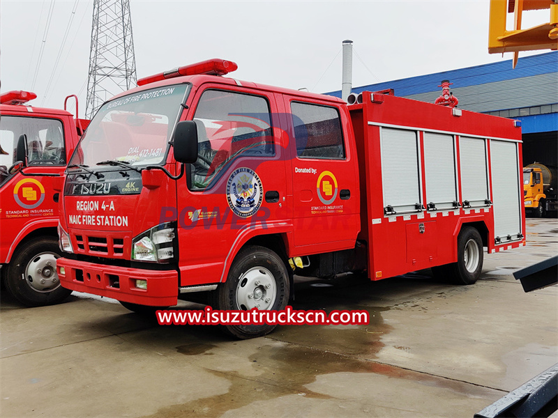 Camion de pompiers d'offre d'eau d'ISUZU