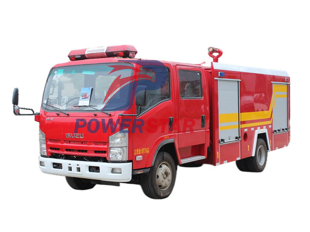 Camion de lutte contre l'incendie de l'aéroport Isuzu 4X4