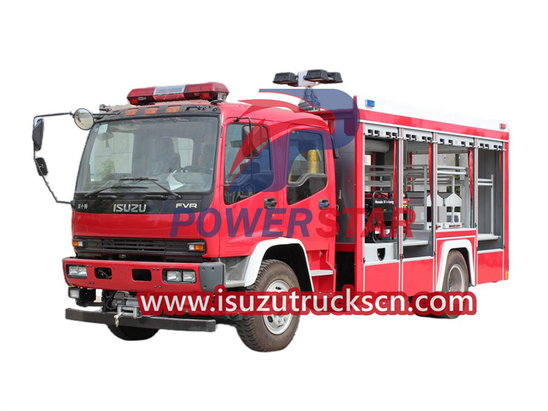 Camion de pompiers lourd de sauvetage Isuzu
