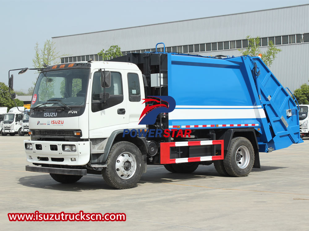 Isuzu garbage collector truck