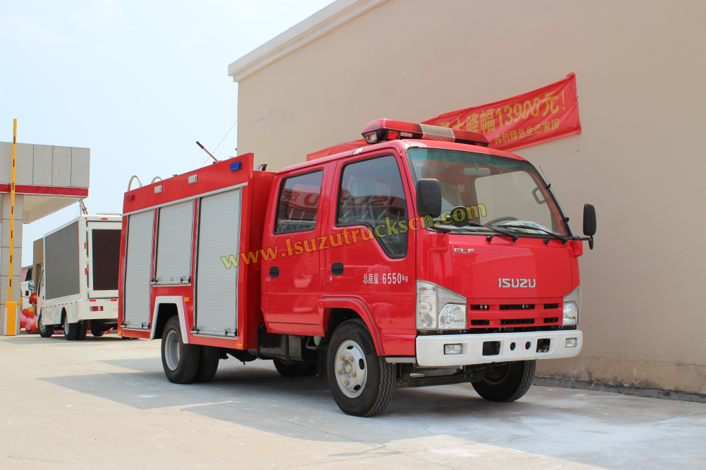 3 étapes vous aident comment pour inspection Isuzu eau camions de pompier ?