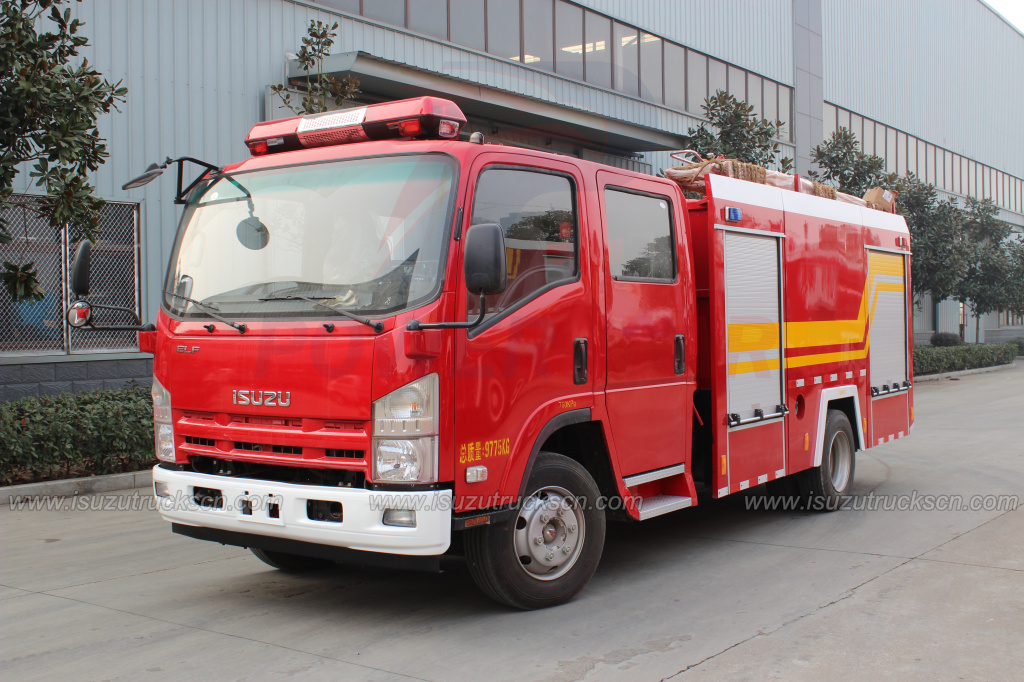 3500L ISUZU incendie sauvetage véhicule neuf avec de l'eau