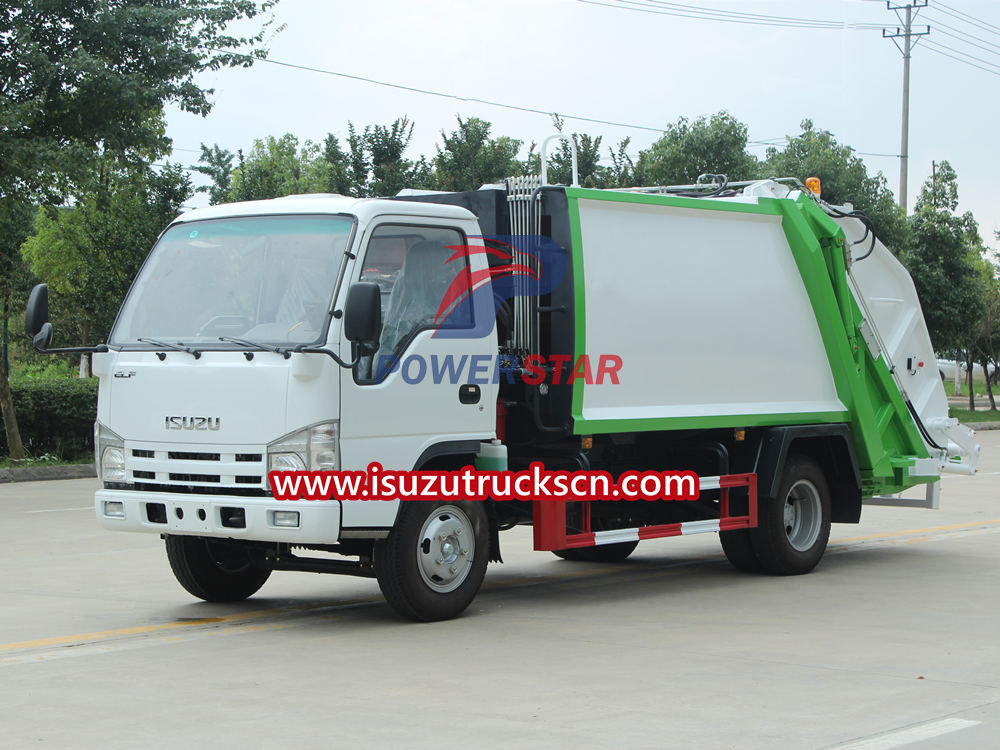 Avantages du camion compacteur de déchets Isuzu 100P
        
