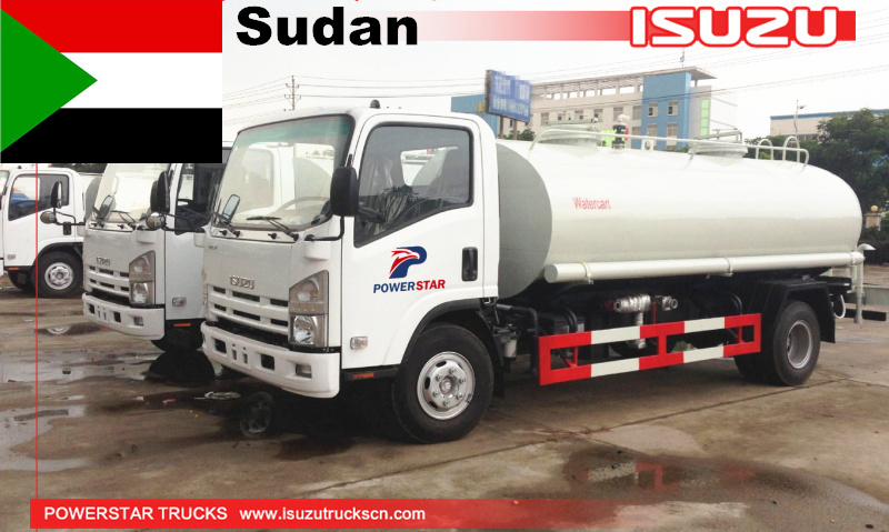 Camion d'eau soudanaise Isuzu Water Cart