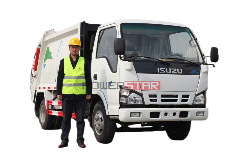 Comment choisir le camion compacteur de déchets ISUZU 6CBM