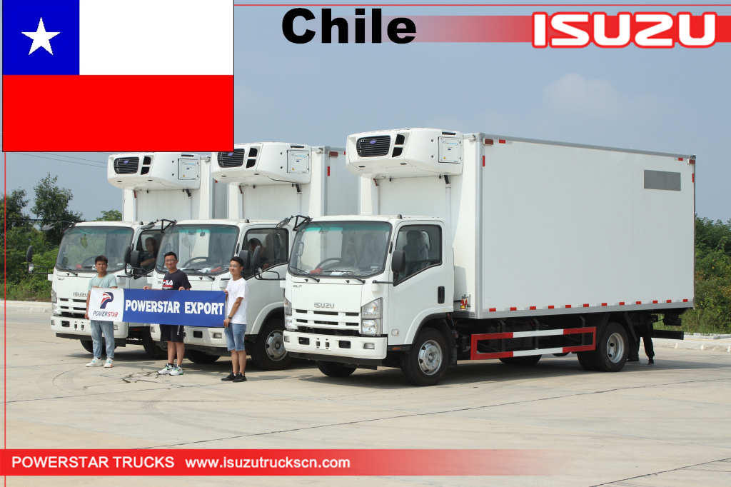 Chili - 3 unités ISUZU Camions Frigorifiques
