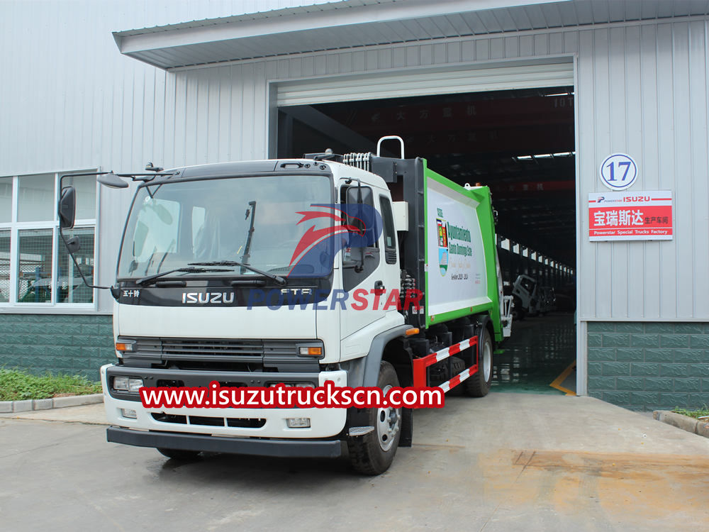 Avantages du camion compacteur de déchets Isuzu FTR