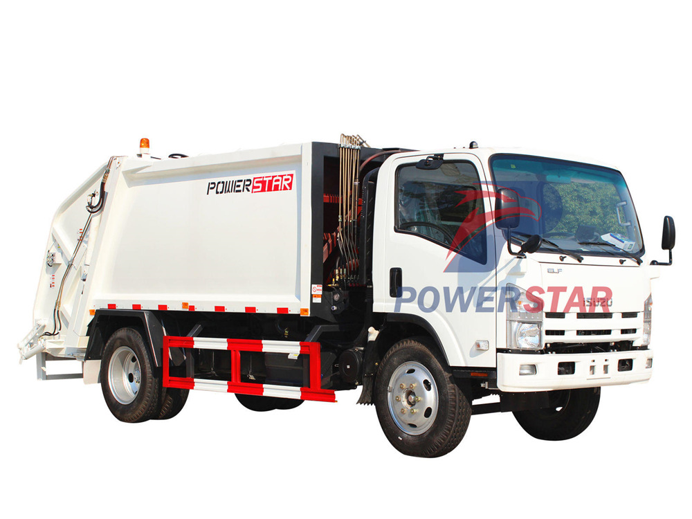 Manuel d'utilisation des camions compacteurs de déchets Isuzu
    