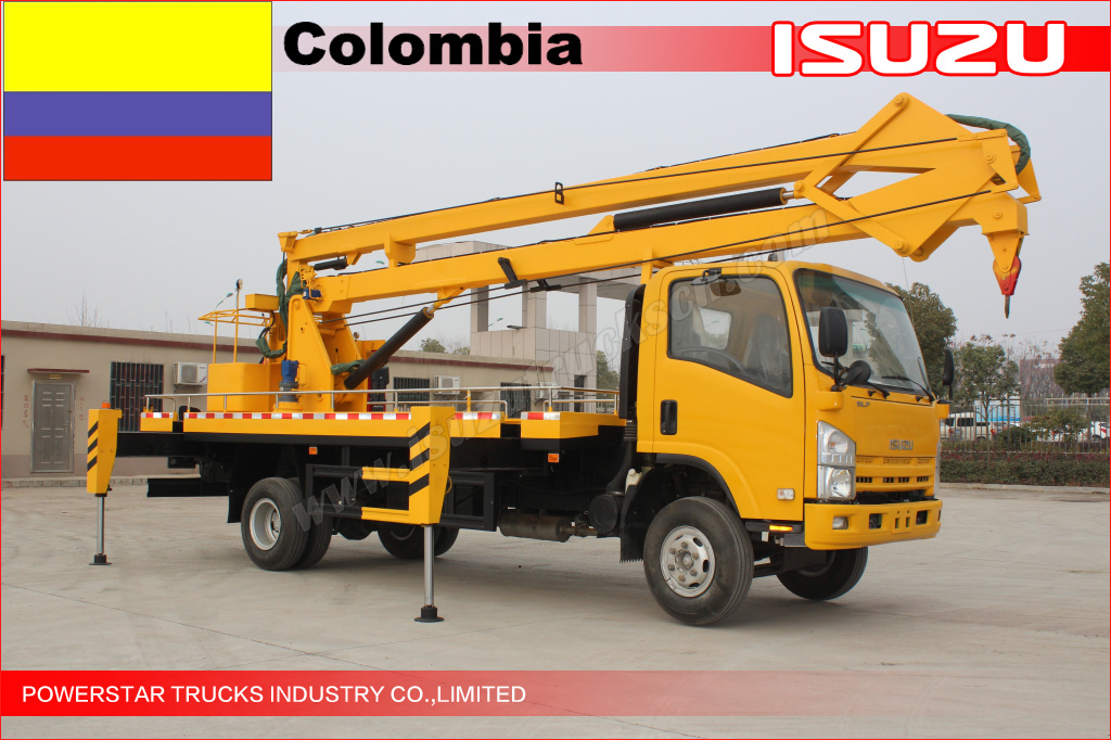 camion nacelle elfe - colombie