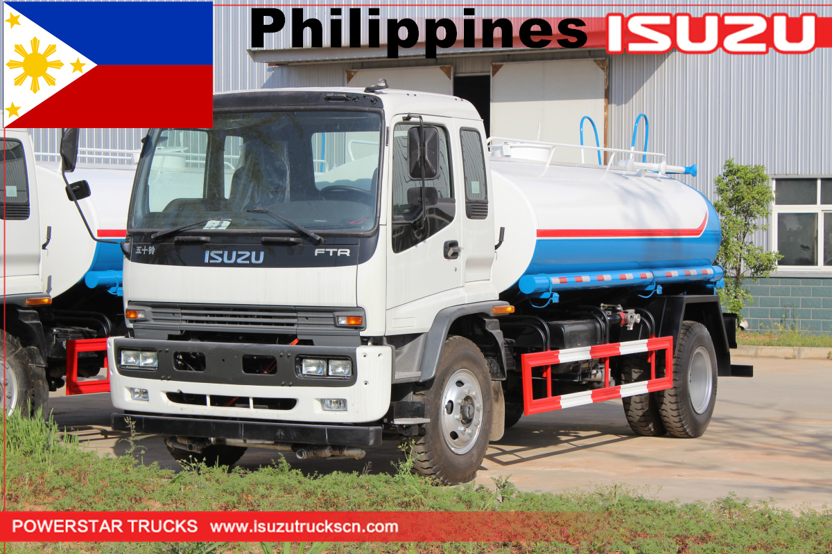 philippines - 2 unités isuzu ftr camions-citernes