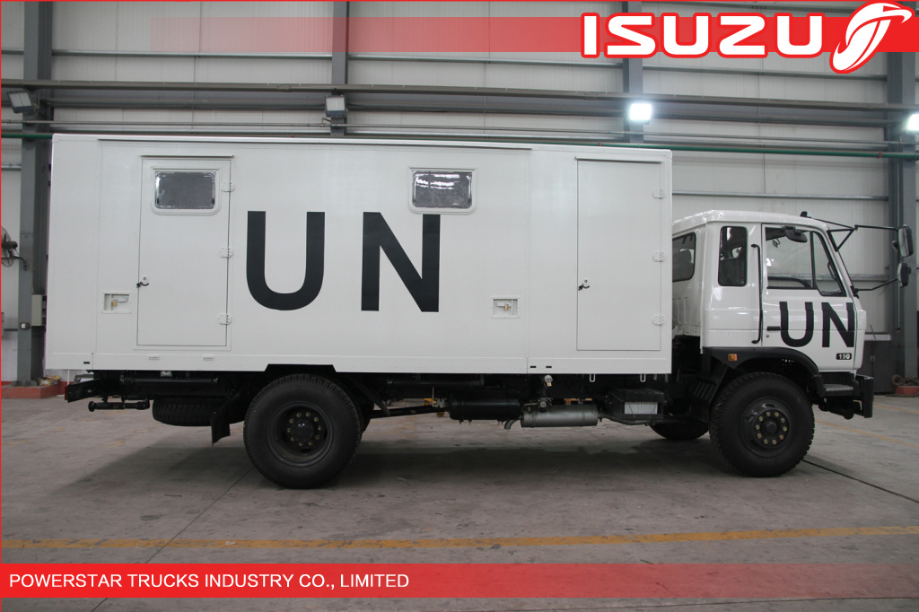 Quality 6wheels Mobile Workshop for UN emergency