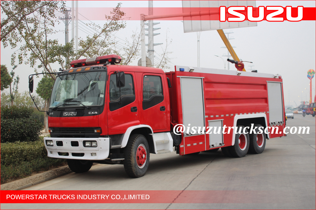 6x4 Big Capacity 15000L Water Type Fire Truck isuzu trucks