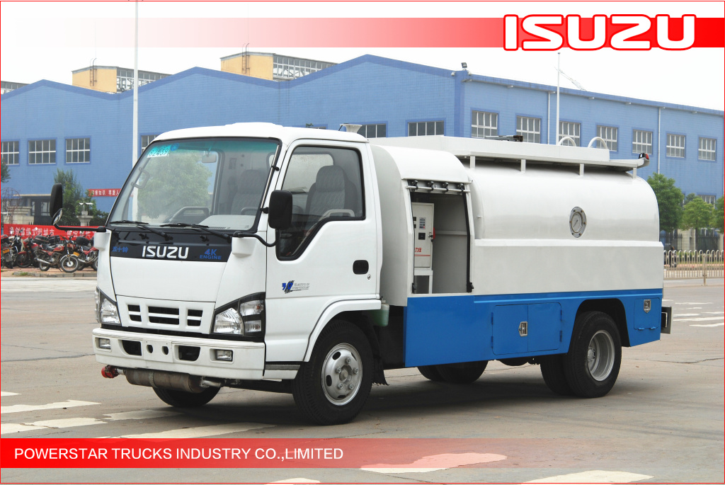 4000L Isuzu Fiscal Refuel Tank Truck for Gasoline/Light Diesel Delivery