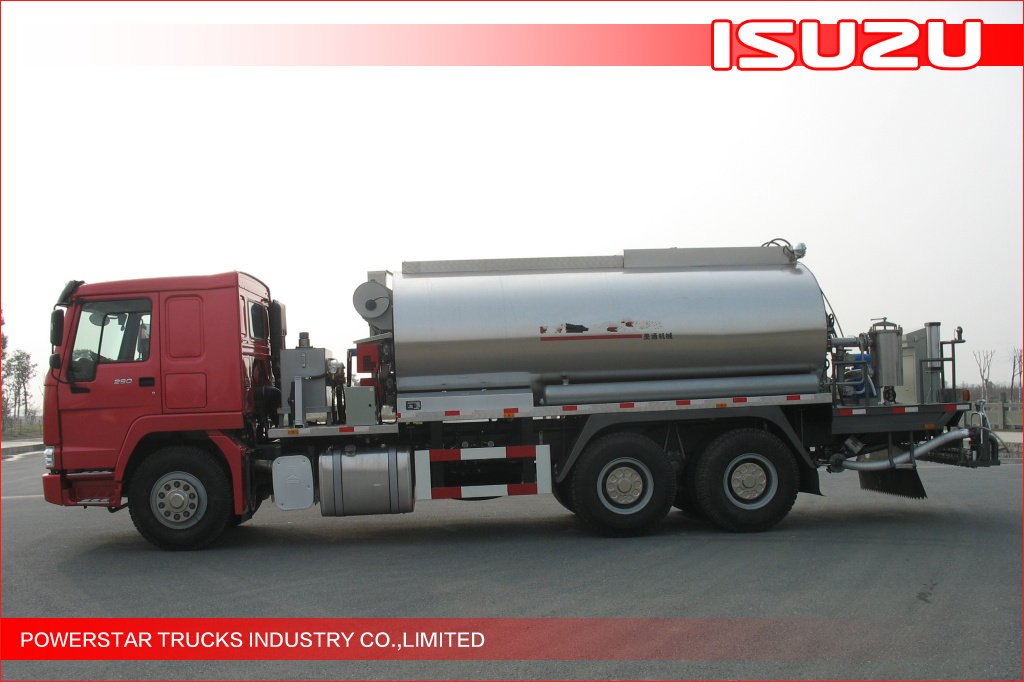 12000L 6x4 ISUZU asphalt distributor truck bitumen distribution trucks