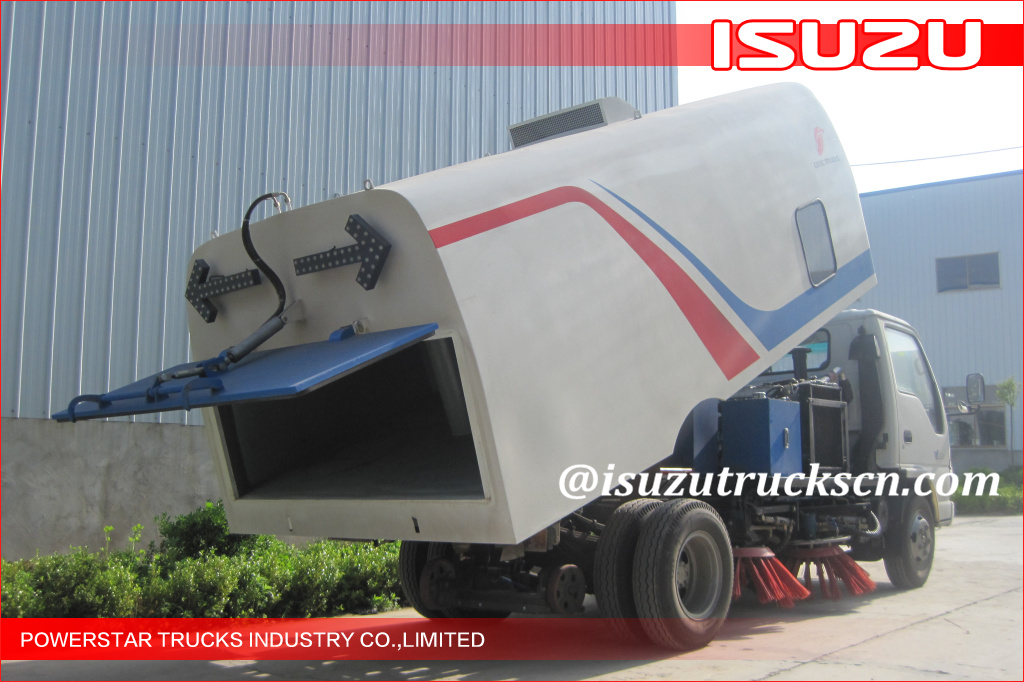2units Isuzu road sweeper truck For Nigeria Lagos city clean