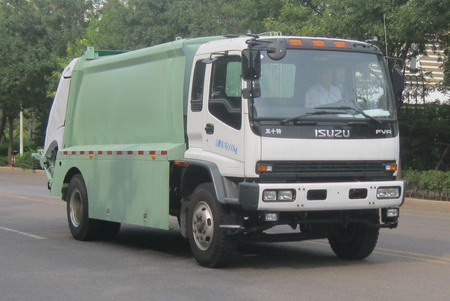 16TONG Dimensions for Isuzu refuse compaction truck