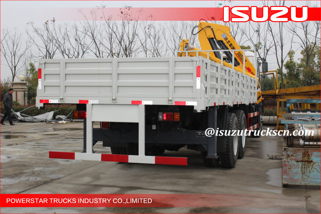 6.3ton Isuzu Truck Mounted Crane for city transportation