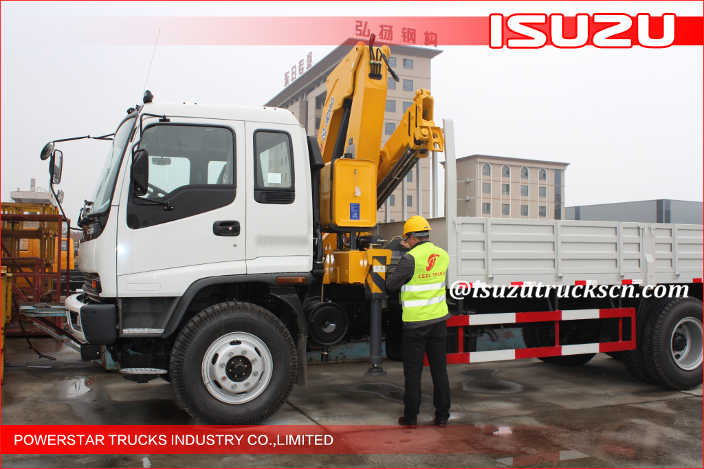 ISUZU 8 Tons Truck-Mounted Crane