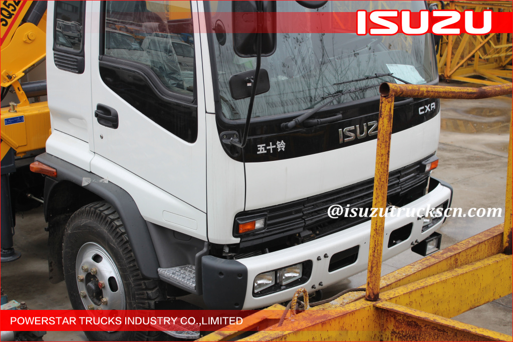 12 Ton ISUZU Truck Loader Crane CE Certification For Transportion