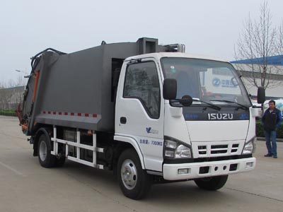 waste collection Isuzu 4*2 garbage compactor truck 4*2 garbage truck 6 wheeler