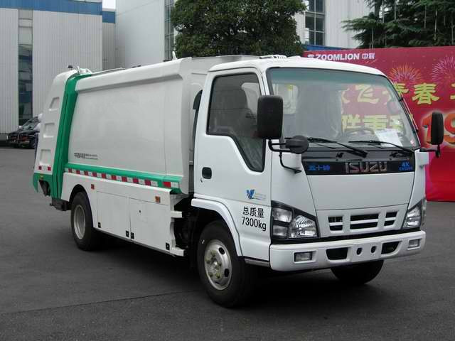 Best price 7 ton Isuzu garbage truck, new refuse compactor trucks, Isuzu garbage trash compactor for sale