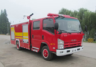 New water tank type Isuzu 4000L small fire truck