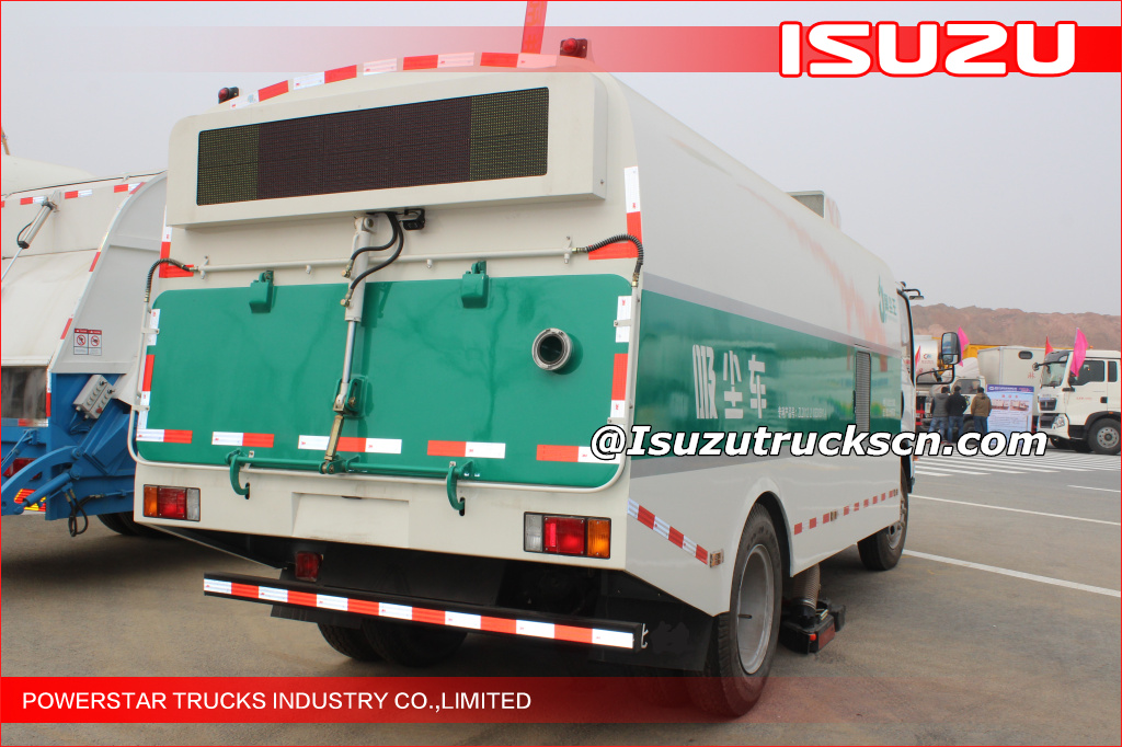 EFL Isuzu road clean vacuum sweeper truck industrial street sweeper Isuzu
