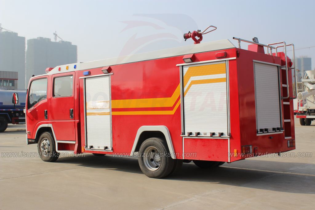 NPR ELF Water Fire Engine Truck to Mongolia