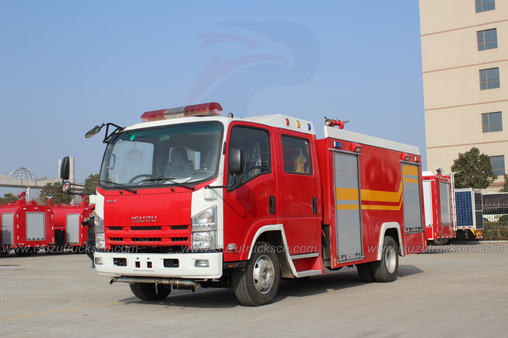 2016 New NPR Fire rescue vehicles with 3000L capacity