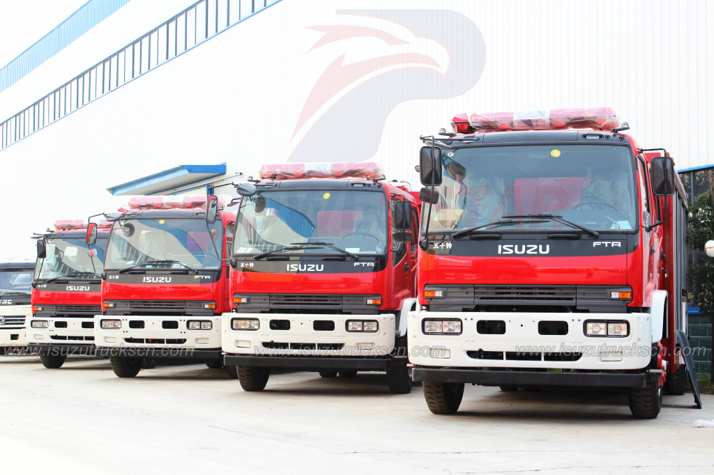 120 units FTR Water Fire Truck for Cambodia
