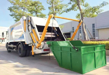 bin hopper for garbage compactor truck