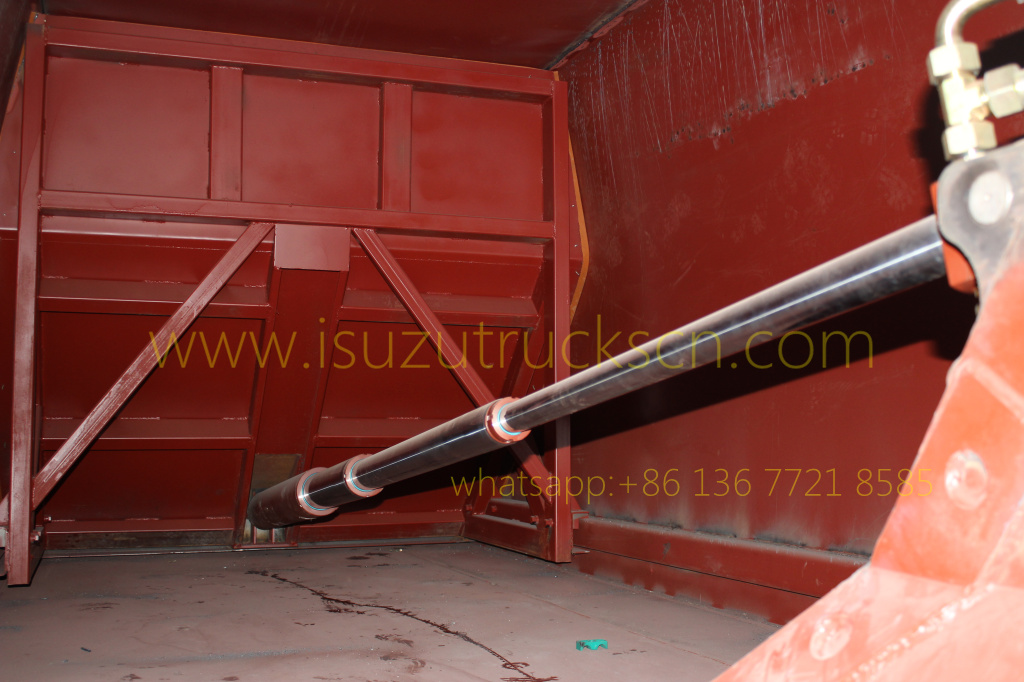 Customer made up structure of Garbage Compactor Truck Body Kit specification and photo