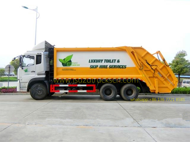  Urban Garbage Compactor Truck Dongfeng 20 CBM detail pictures