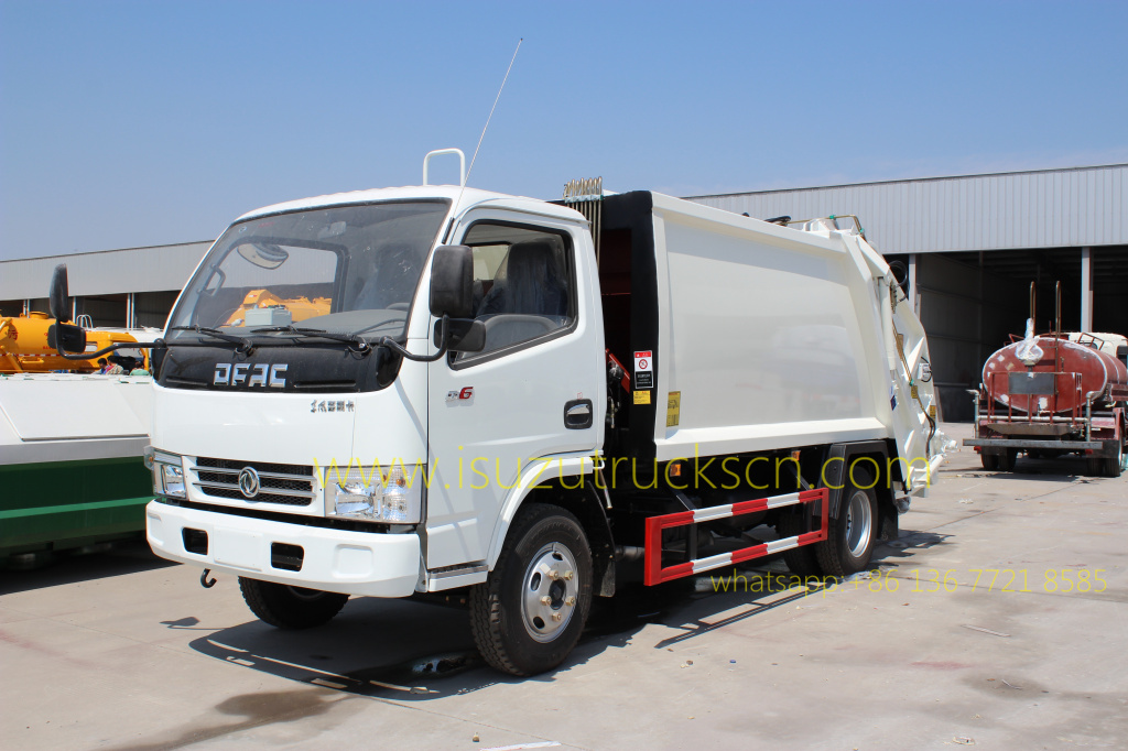  specifications and pictures for Rubbish Compacting Truck Dongfeng 5 CBM