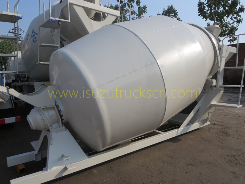 concrete agitator drum kit Hydraulic 6m3 concrete mixer machine structure