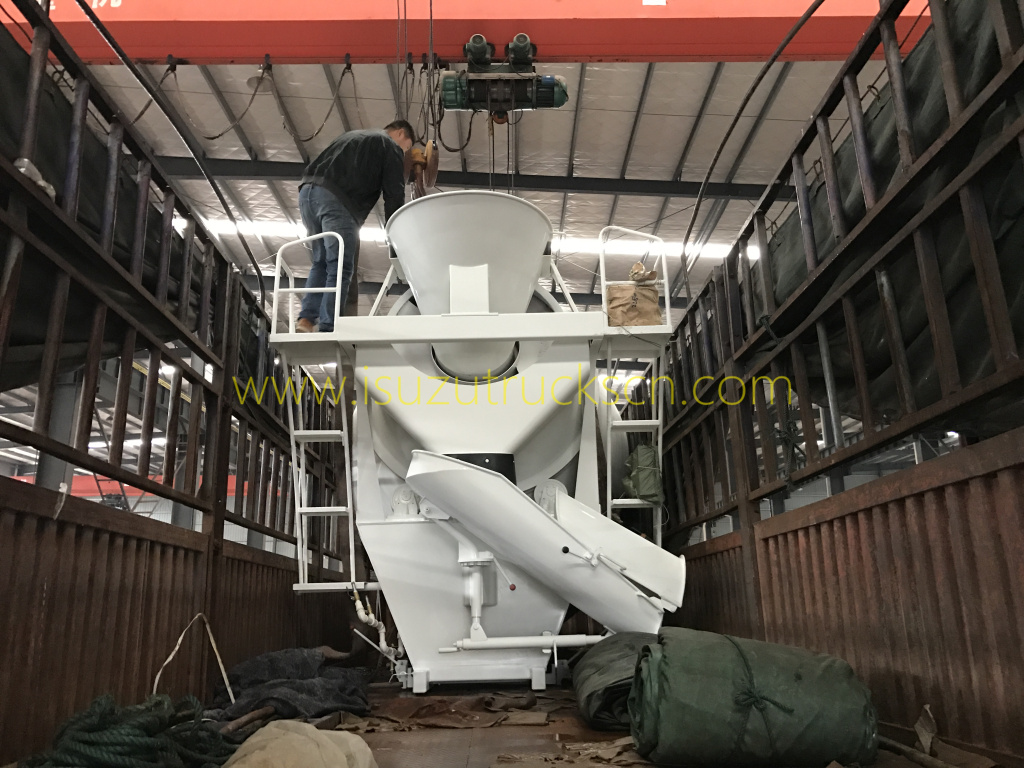packing the Hydraulic transit mixer drum from factory