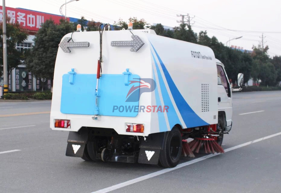 right hand drive road sweeper vehicle foton forland